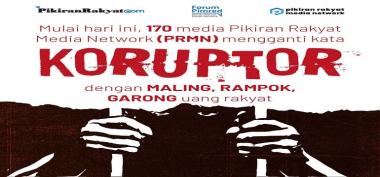 Mantap! Forum Pimred PRMN Ganti Kata Koruptor Jadi Maling, Garong dan Rampok Uang Rakyat